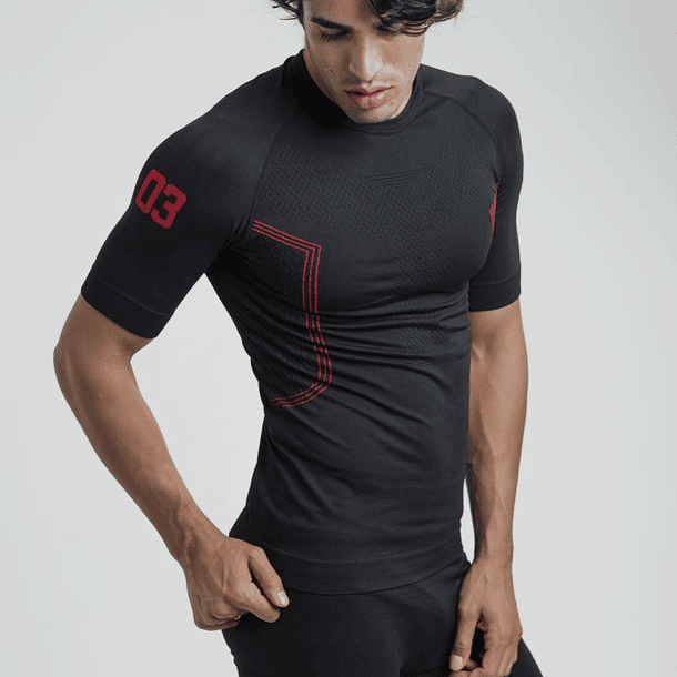 Camisola Térmica Masculina Manga Curta THERMO PRO 280 Black | PAYPER 5