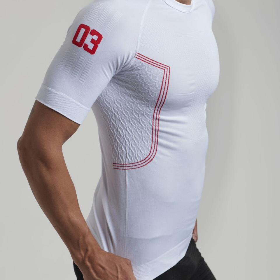 Camisola Térmica Masculina Manga Curta THERMO PRO 280 White | PAYPER 5