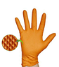 Luvas Descartáveis de Nitrilo G.Touch Grip Laranja 8,5 g | Rubberex - Thumbnail 1