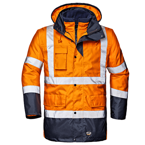 Casaco de Alta Visibilidade 4 em 1 MOTORWAY SPLIT | Sir Safety System