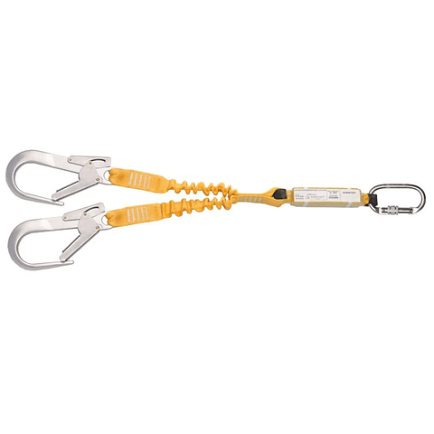 Correia Dupla Elástica com Amortecedor de Choque | SAFETOP 