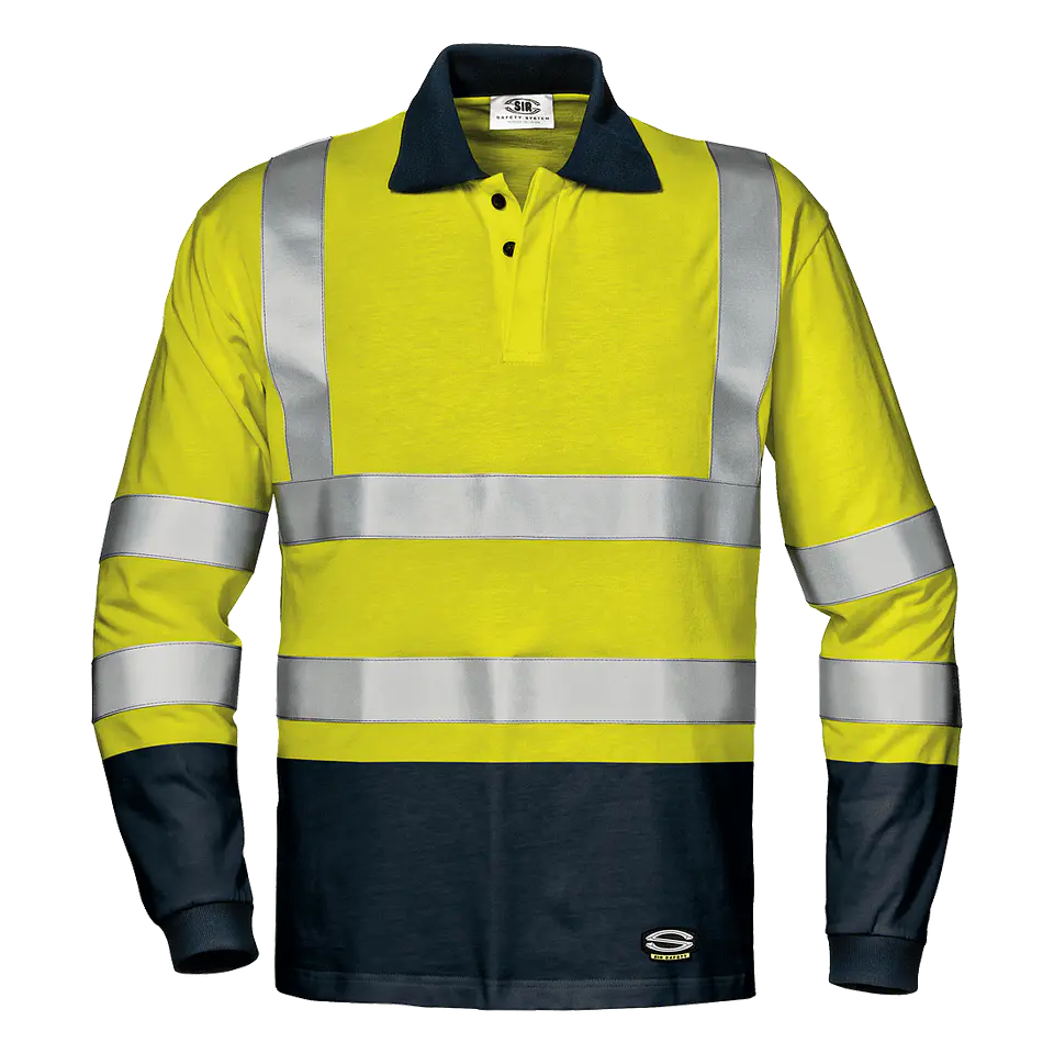 Polo GOMEZ Alta Visibilidade Manga Comprida | Sir Safety System​ 1