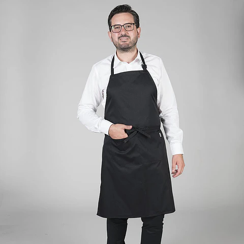 Avental em Sarja com peito e bolso 90x75cm | GARY'S