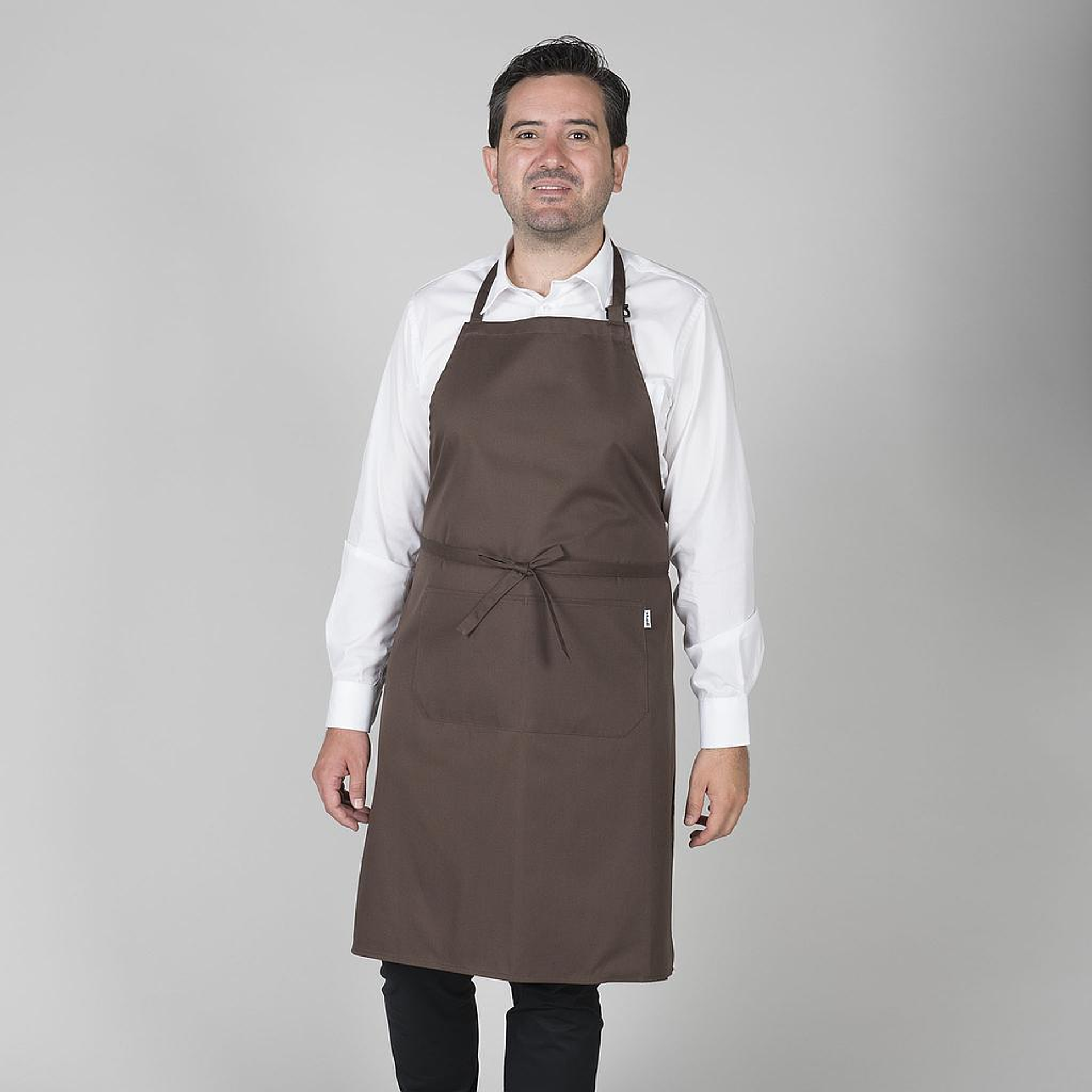 Tablier en sergé avec bavette et poche 90x75cm | GARY'S 6