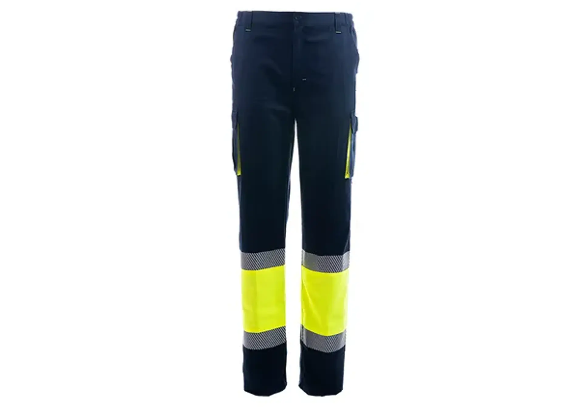 Pantalón de algodón combinado con banda segmentada de alta visibilidad HOME HV | TB Group Security 1