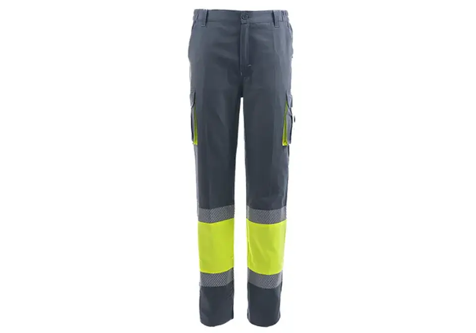 Pantalón de algodón combinado con banda segmentada de alta visibilidad HOME HV | TB Group Security 2