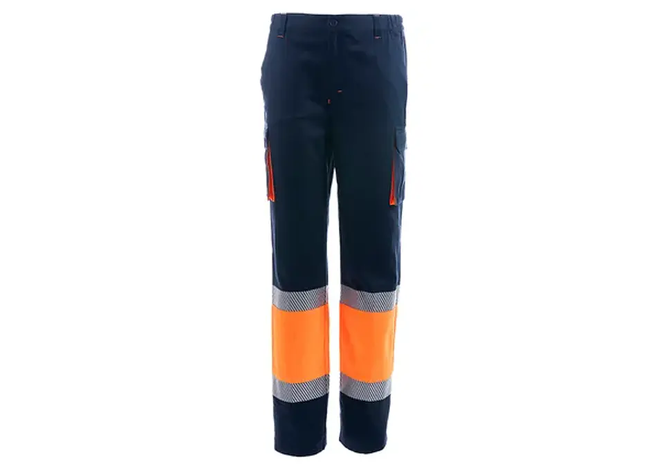 Pantalón de algodón combinado con banda segmentada de alta visibilidad HOME HV | TB Group Security 3