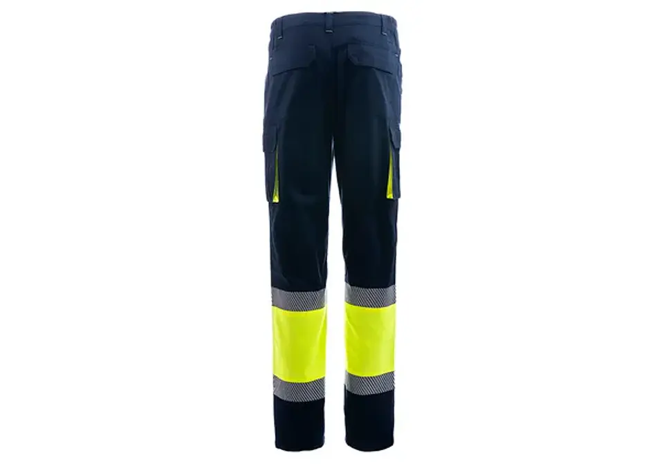 Pantalón de algodón combinado con banda segmentada de alta visibilidad HOME HV | TB Group Security 5