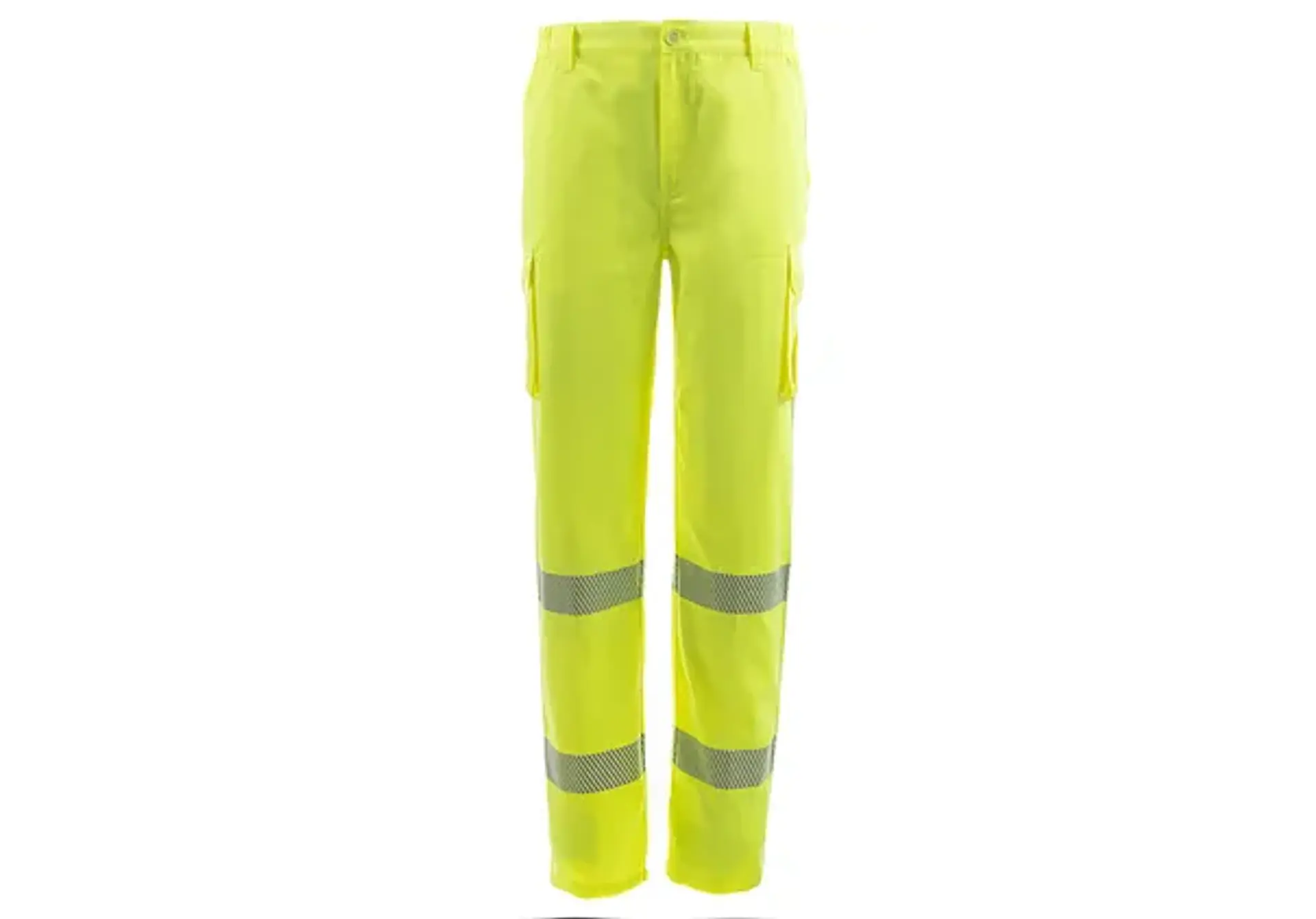 Pantalon haute visibilité monochrome à fil métallique HV | TB Group Security 1