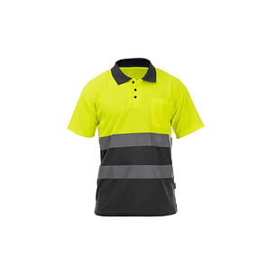 Polo de Manga Curta de Alta Visibilidade Combinado ROCK HV POLO SS | TB Group Safety