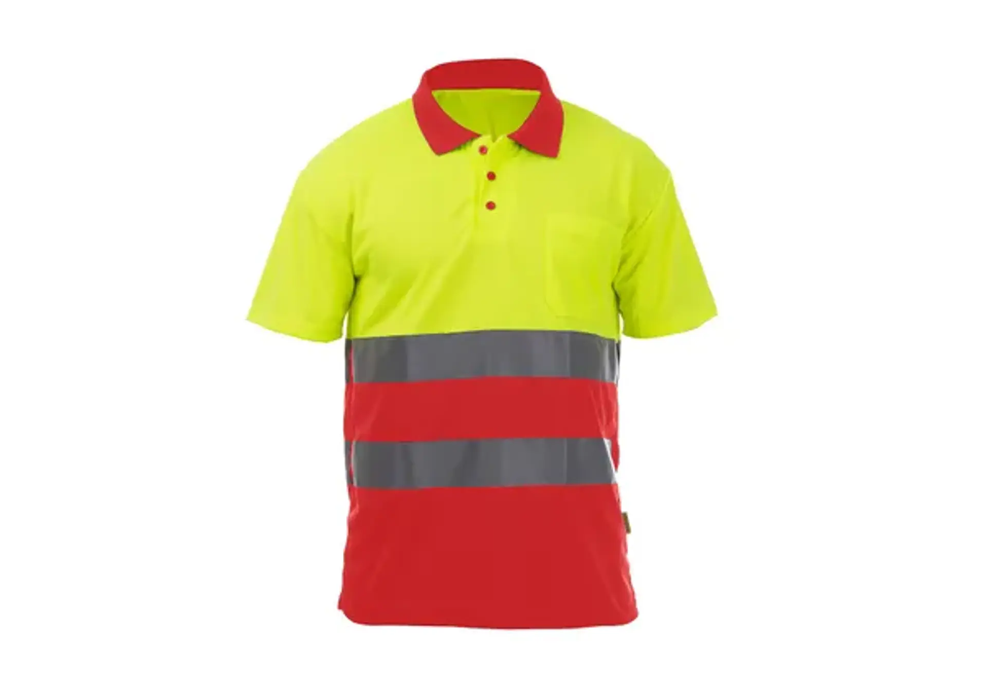 Polo de manga corta combinado de alta visibilidad ROCK HV POLO SS | TB Group Security 5
