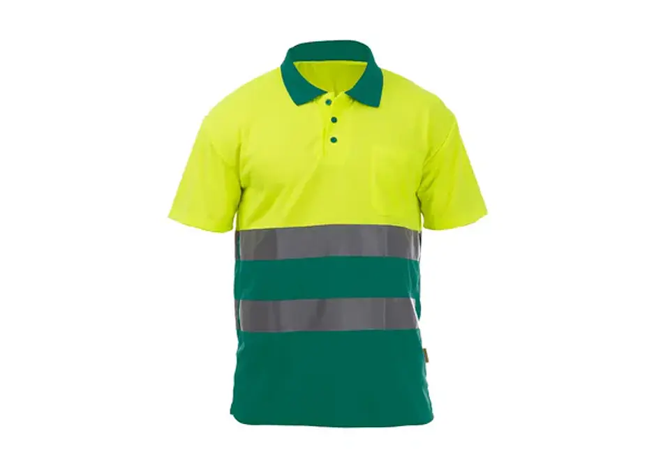 Polo de manga corta combinado de alta visibilidad ROCK HV POLO SS | TB Group Security 4