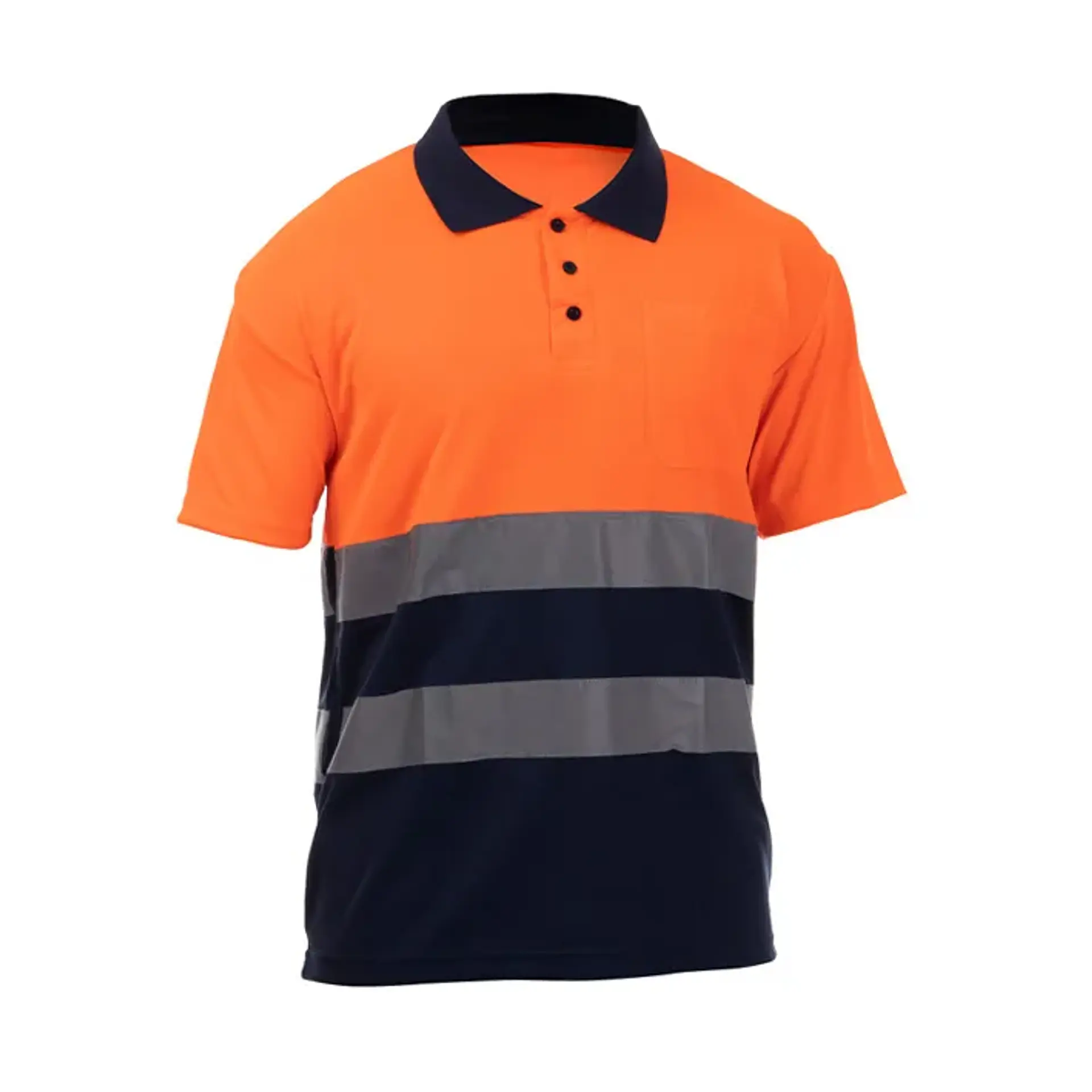 Polo de manga corta combinado de alta visibilidad ROCK HV POLO SS | TB Group Security 6