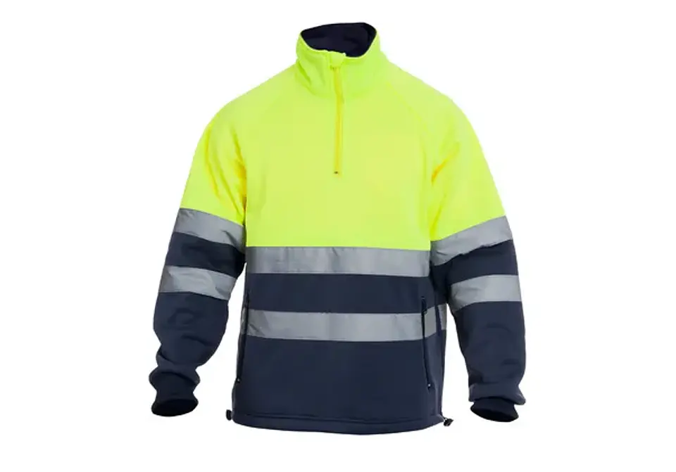 Camisa de alta visibilidad con cremallera CHILL HV | TB Group Security 2