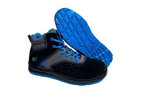 Ténis-Bota de Segurança Não Metálico em Pele Serraje AGNI S1PS | TB Group Safety