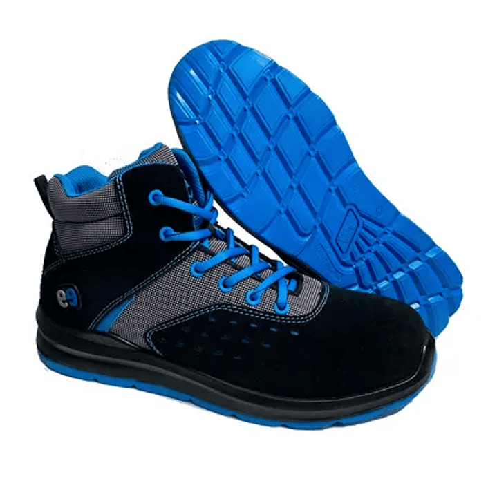 Ténis-Bota de Segurança Não Metálico em Pele Serraje AGNI S1PS | TB Group Safety 1