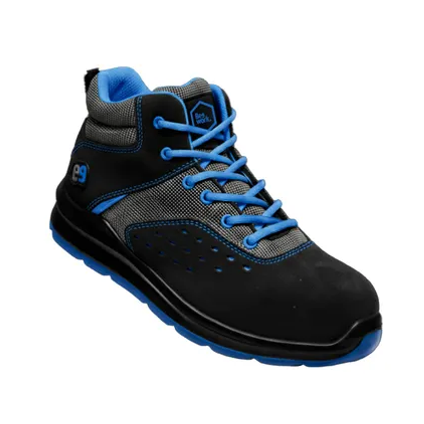 Ténis-Bota de Segurança Não Metálico em Pele Serraje AGNI S1PS | TB Group Safety 2