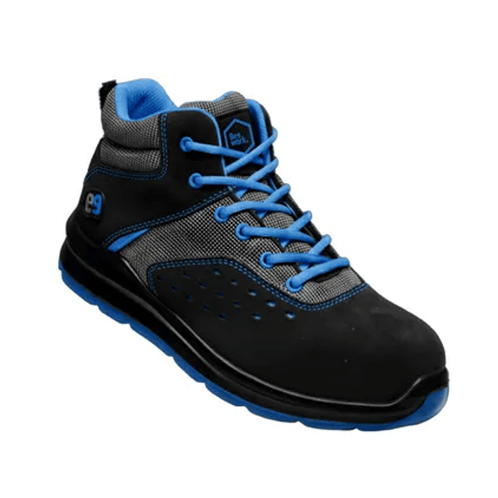 Ténis-Bota de Segurança Não Metálico em Pele Serraje AGNI S1PS | TB Group Safety 2