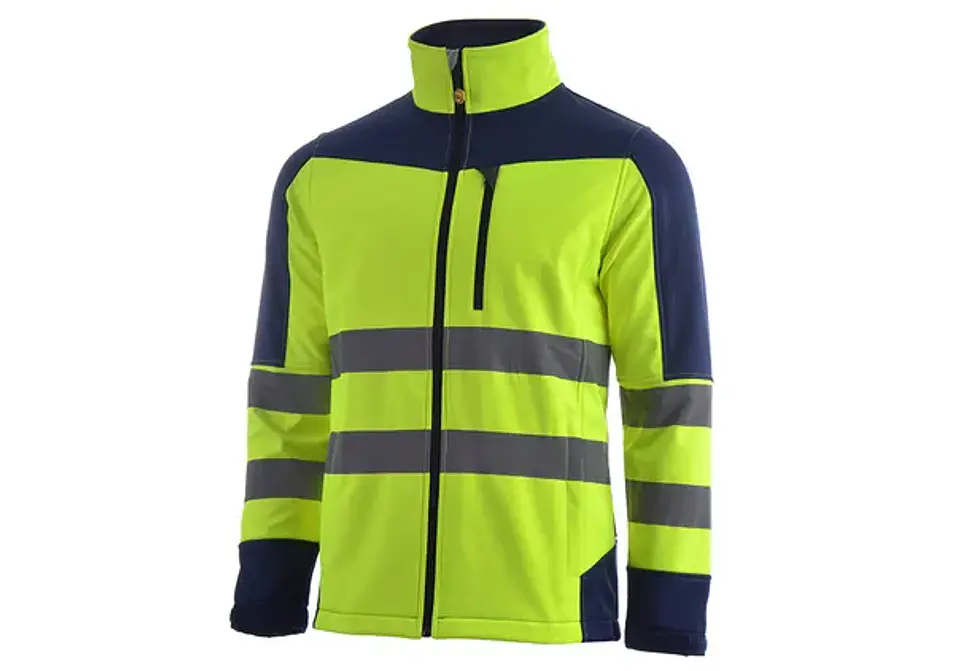 Chaqueta softshell de triple capa y alta visibilidad Eclipse HV | TB Group Safety 1