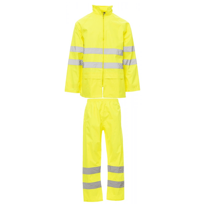 Fato de Chuva Impermeável de Alta Visibilidade HI-VI RAINSET | Payper 1