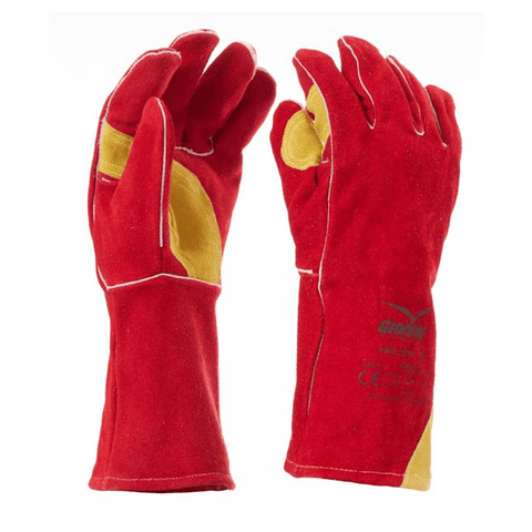 Luvas de Soldador FIRE 307R em Croute de Vaca 34 cm | GIONNY WINGS