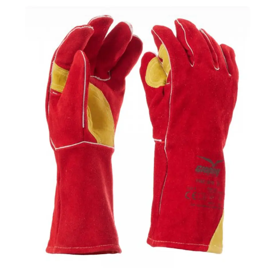 Luvas de Soldador FIRE 307R em Croute de Vaca 34 cm | GIONNY WINGS 1