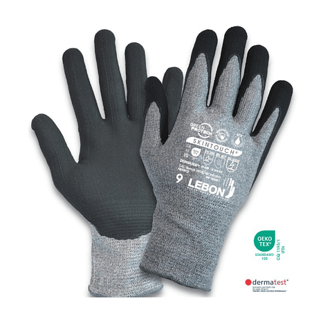 Luvas de Proteção Anti-Corte SKINTOUCH Nível B Pack10 | LEBON