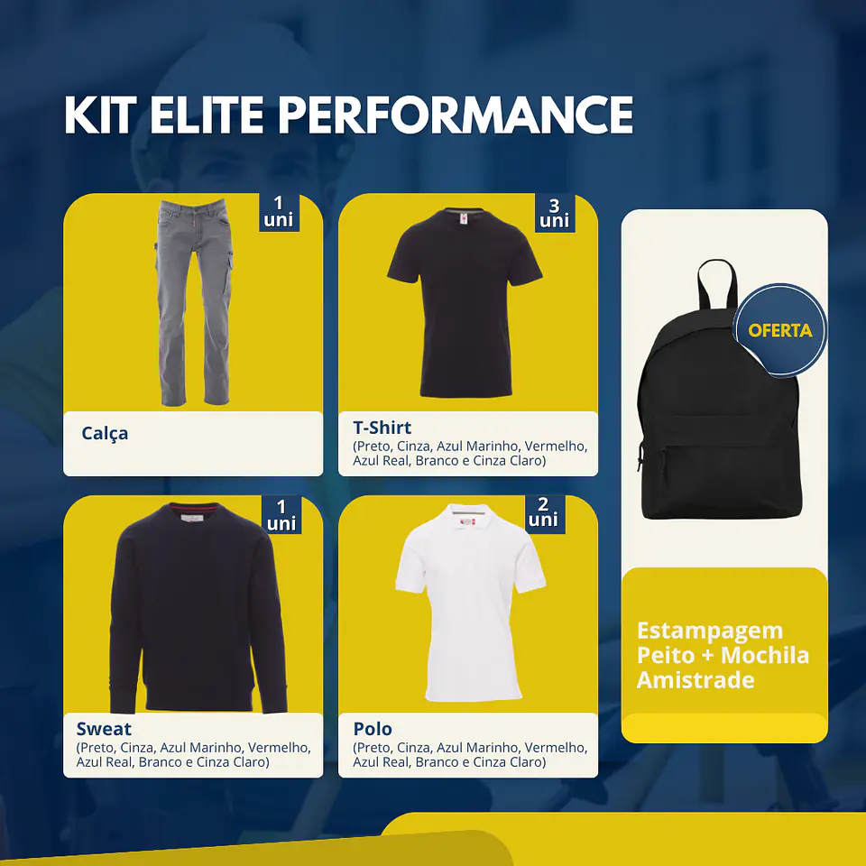 Ensemble de performance Elite | 7 vêtements de travail 1