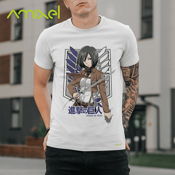 Polera Attack on Titan - Mikasa v1 5