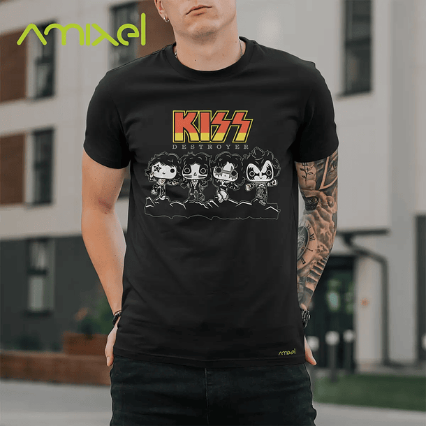 Polera Kiss Funko v1 2