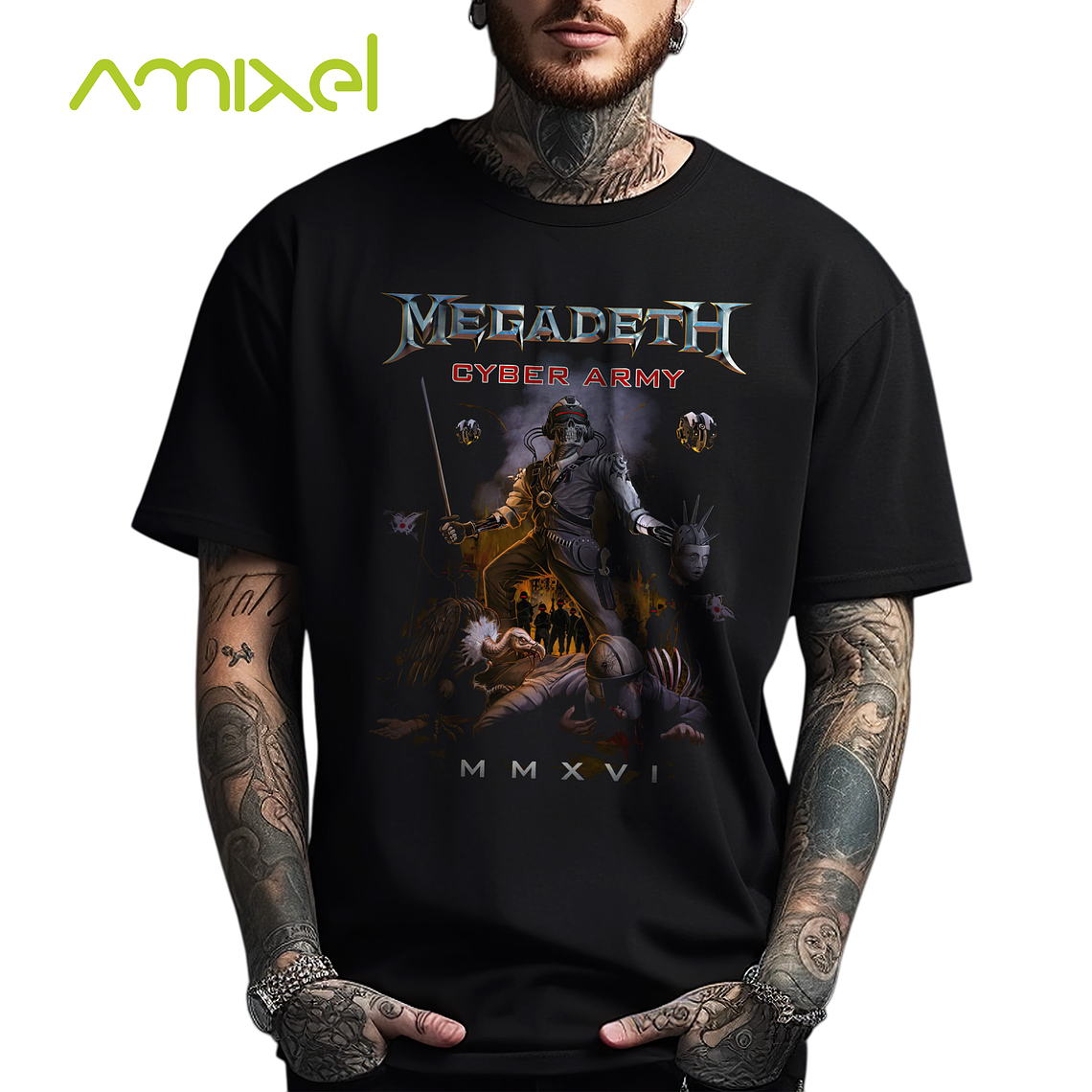 Polera Megadeth Cyber Army v1 2