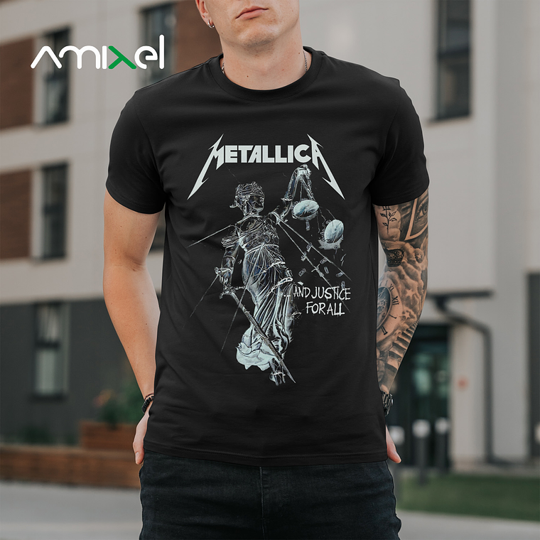 Polera Metallica And Justice For All v1 2