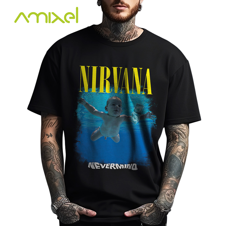 Polera Nirvana Nevermind v1 2