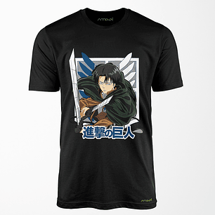 Polera Attack on Titan - Levi Akerman v1