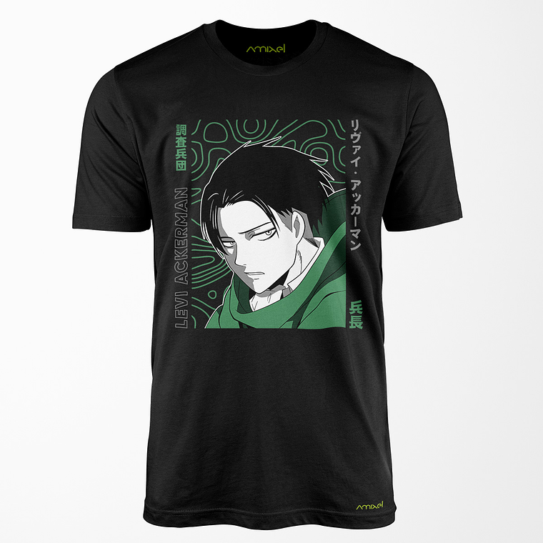 Polera Attack on Titan - Levi Akerman v4 1