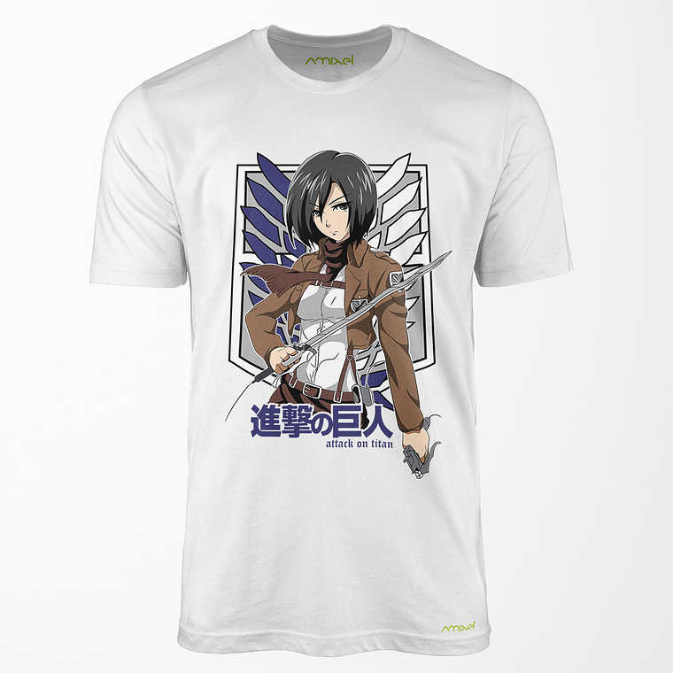 Polera Attack on Titan - Mikasa v1 2