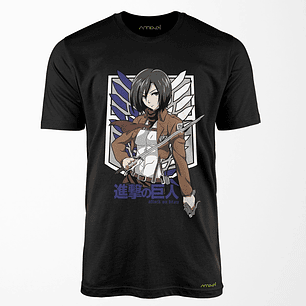 Polera Attack on Titan - Mikasa v1