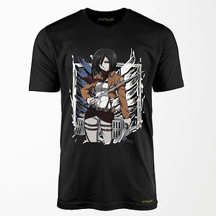 Polera Attack on Titan - Mikasa v2