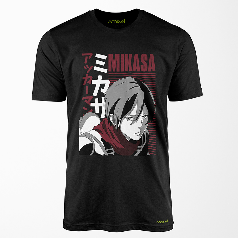 Polera Attack on Titan - Mikasa v4 1