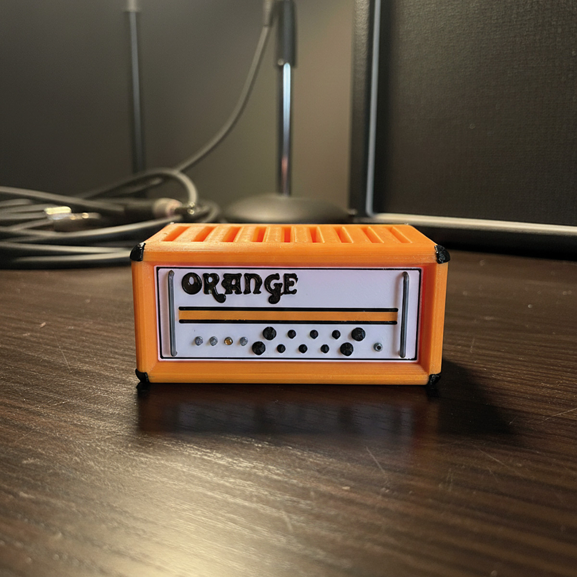 Porta Uñetas Cabezal Orange  4