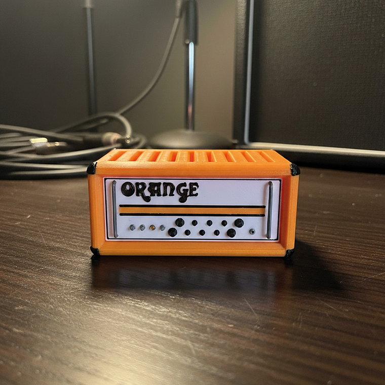 Porta Uñetas Cabezal Orange  4