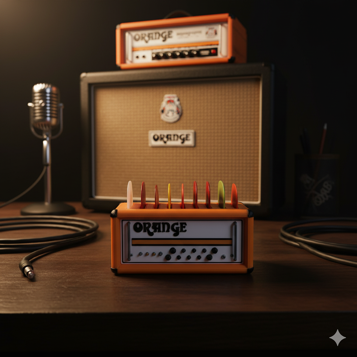 Porta Uñetas Cabezal Orange  6