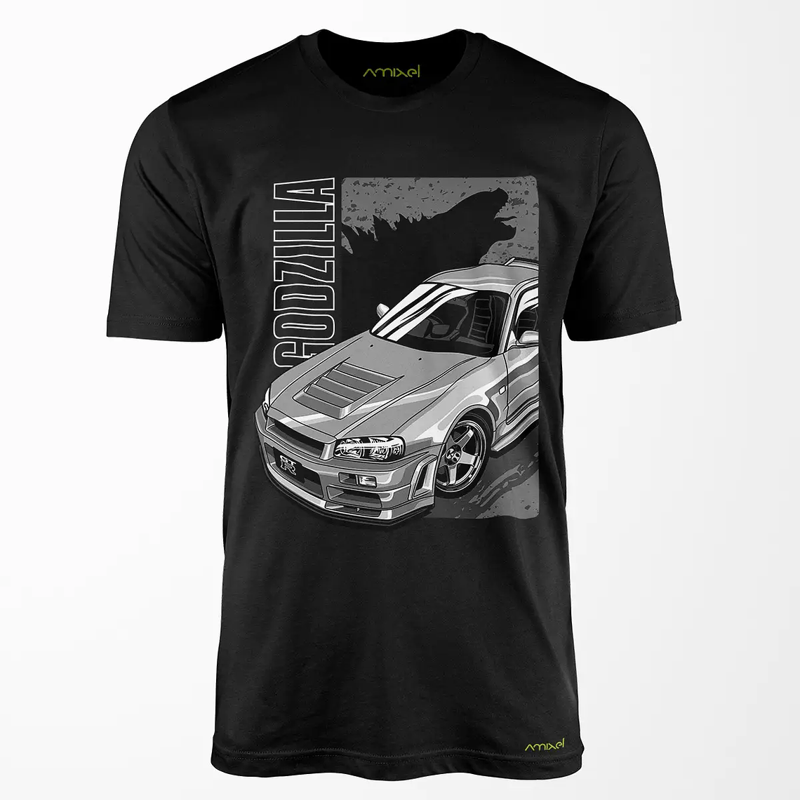 Polera GTR 34 Godzilla v1 1