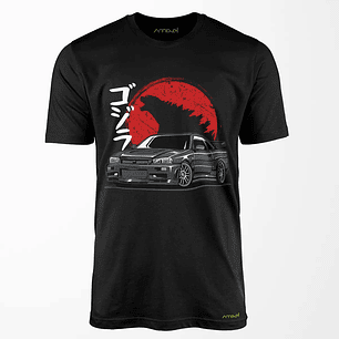 Polera R34 Godzilla v4