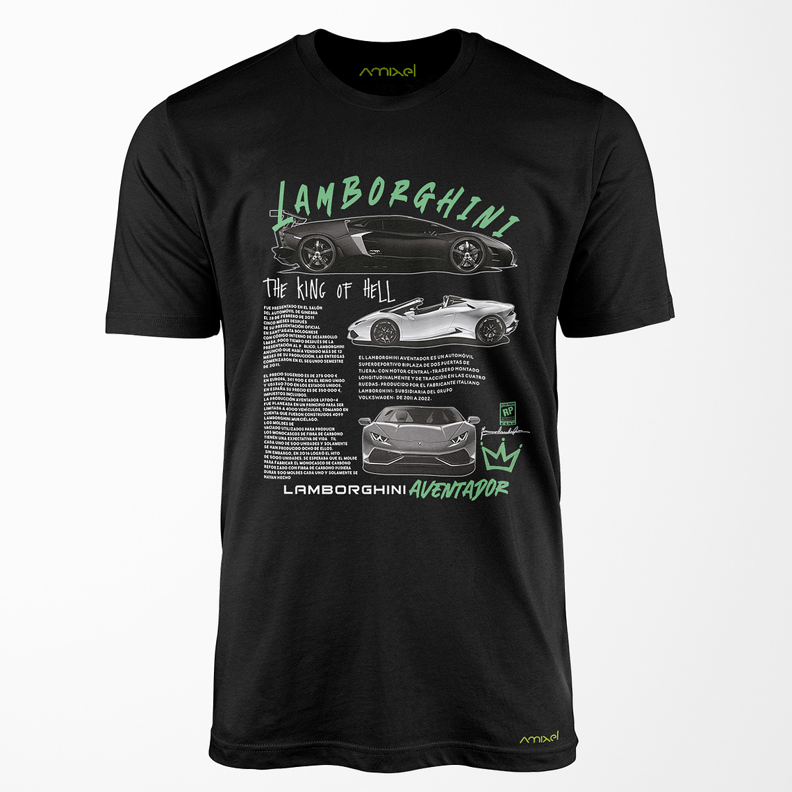 Polera Lamborgini Aventador v1 1
