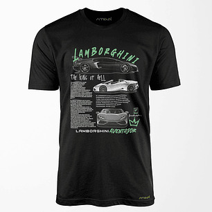 Polera Lamborgini Aventador v1