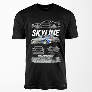 Polera Nissan Skyline R34 v1