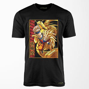 Polera Goku Saiyan 3 v1