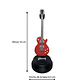Mini Guitarra Gibson Les Paul Standard Roja Impresa en 3D | Atril Incluido - Miniatura 3