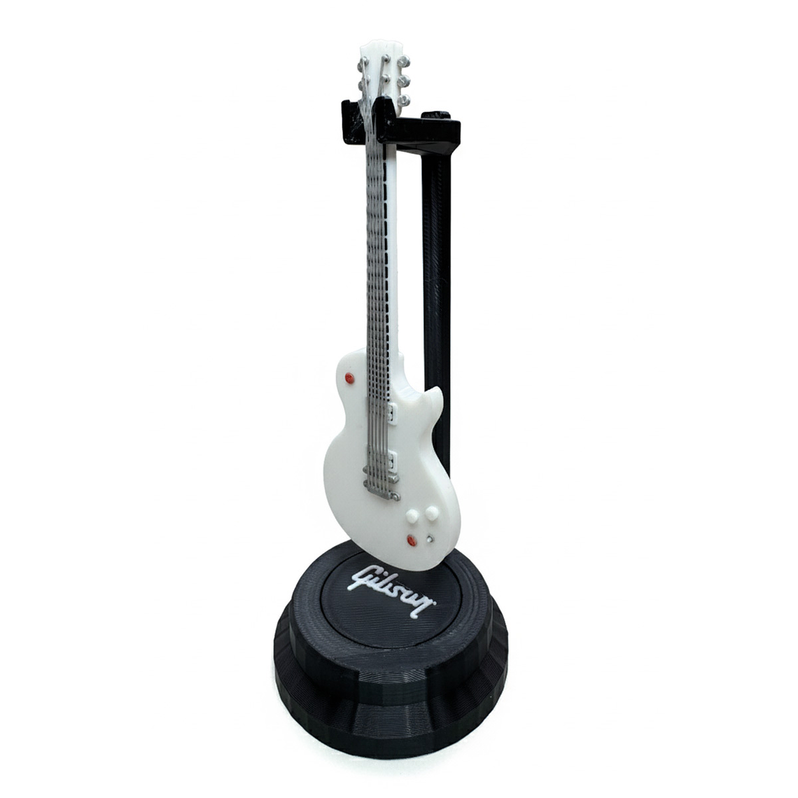 Mini Guitarra Gibson Les Paul Alpine White Buckethead 3D | Colección y Decoración 2